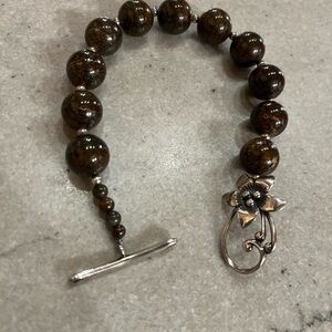 Silpada Bronzite Beaded bracelet